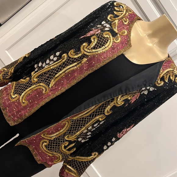 ROYAL FEELINGS FANCY SEQUENCED JACKET SIZE L - Picture 7 of 10